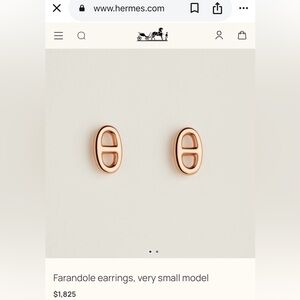 Hermès Farandole earrings, very small model